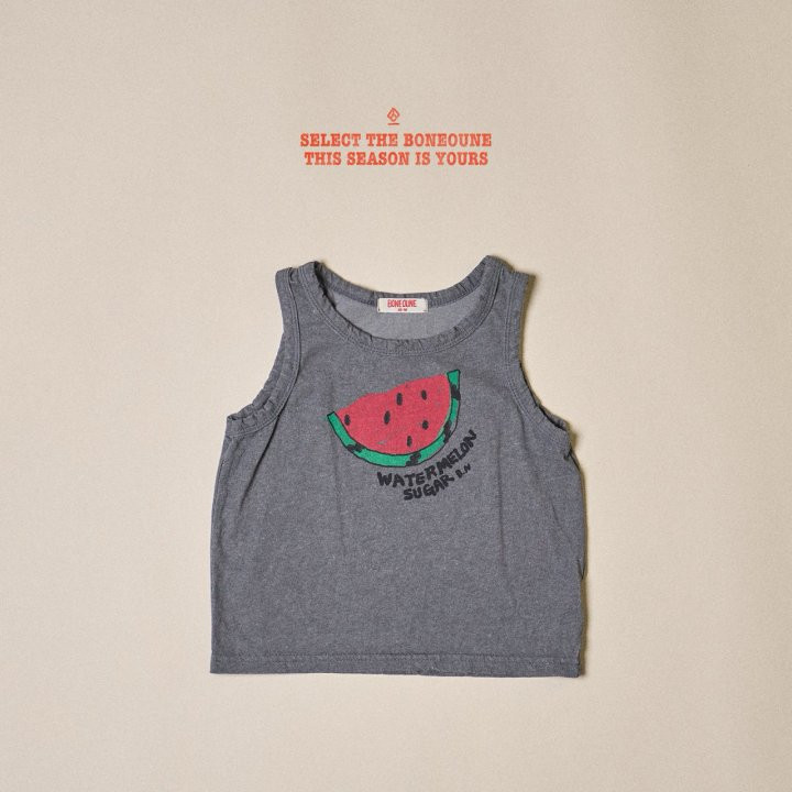 Boneoune - Korean Children Fashion - #childofig - Watermelon Sleeveless Tee - 4