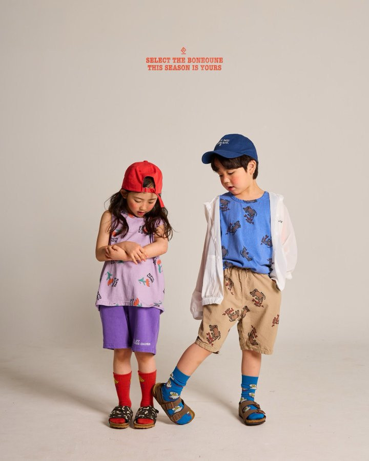 Boneoune - Korean Children Fashion - #childofig - Cheetah Pigment Short Sleeve Tee - 10