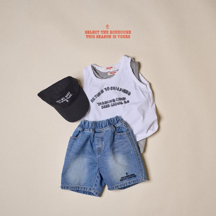 Boneoune - Korean Children Fashion - #childofig - Return Sleeveless Tee - 7