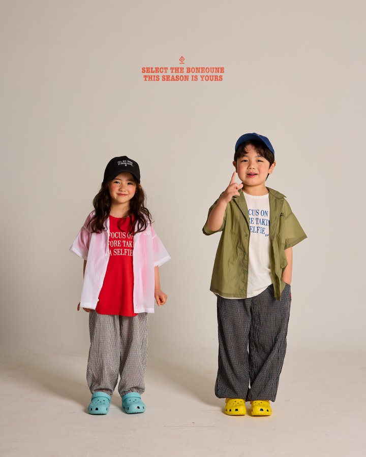 Boneoune - Korean Children Fashion - #childofig - Vibe Short Sleeve Shirt - 11