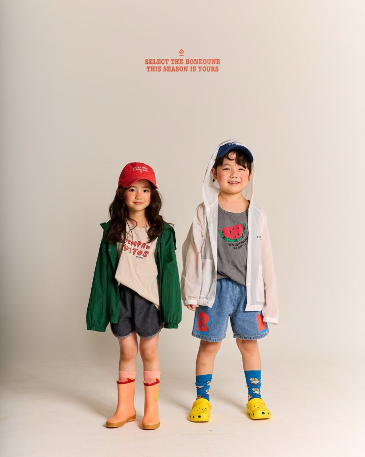 Boneoune - Korean Children Fashion - #childrensboutique - Watermelon Sleeveless Tee - 5