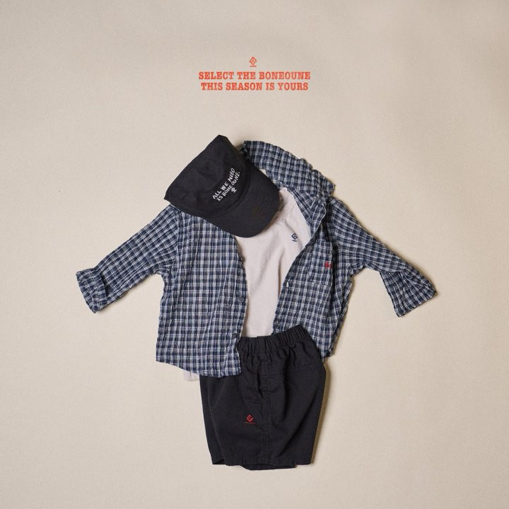 Boneoune - Korean Children Fashion - #childrensboutique - Moment Check Shirt - 5