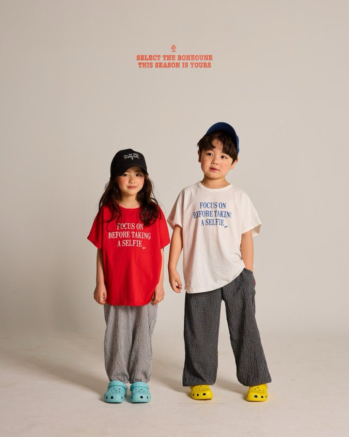 Boneoune - Korean Children Fashion - #designkidswear - Road Check Pants - 7