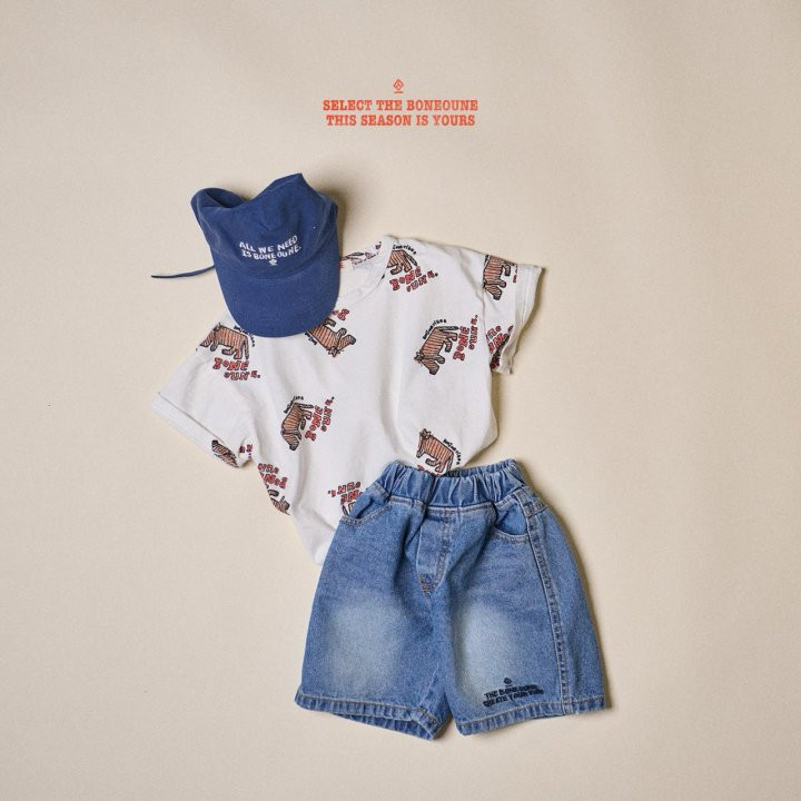 Boneoune - Korean Children Fashion - #designkidswear - Bonjoir Cheetah Short Sleeve Tee - 3