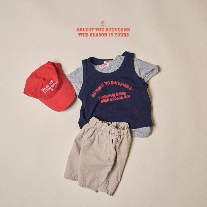 Boneoune - Korean Children Fashion - #designkidswear - Return Sleeveless Tee - 9