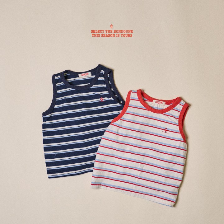Boneoune - Korean Children Fashion - #designkidswear - Clover Sleeveless Tee - 6