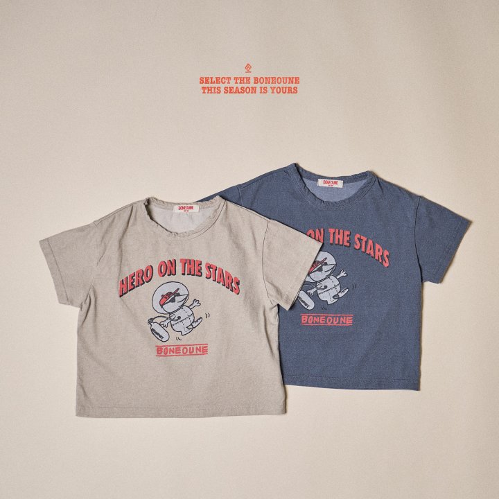 Boneoune - Korean Children Fashion - #designkidswear - Hero Duck Short Sleeve Tee