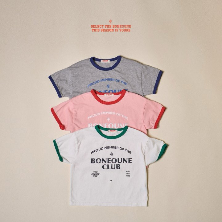 Boneoune - Korean Children Fashion - #discoveringself - Member Combo Short Sleeve Tee