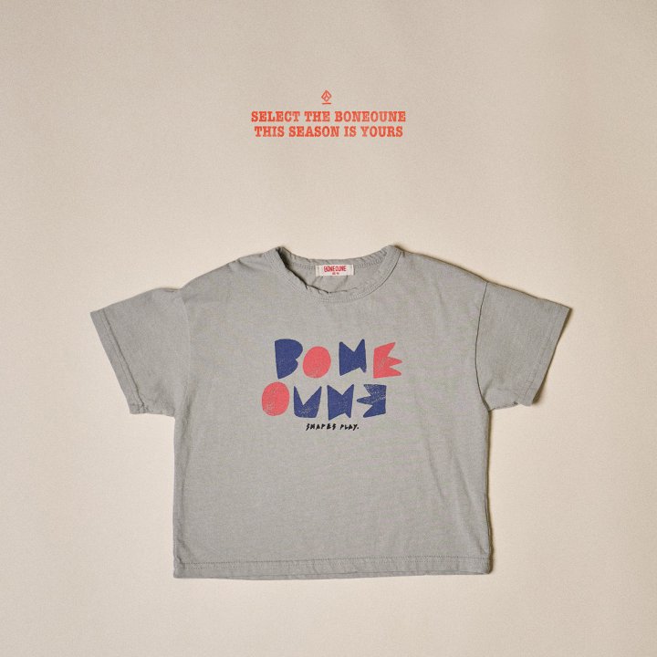 Boneoune - Korean Children Fashion - #discoveringself - Shape Short Sleeve Tee - 3