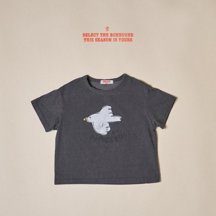 Boneoune - Korean Children Fashion - #discoveringself - Peace Bird Short Sleeve Tee - 3