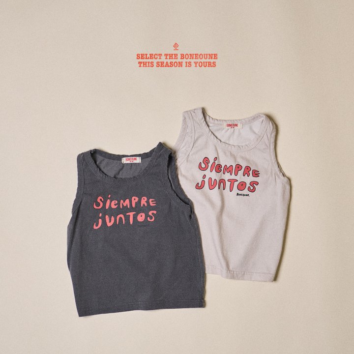 Boneoune - Korean Children Fashion - #discoveringself - Siempre Sleeveless Tee