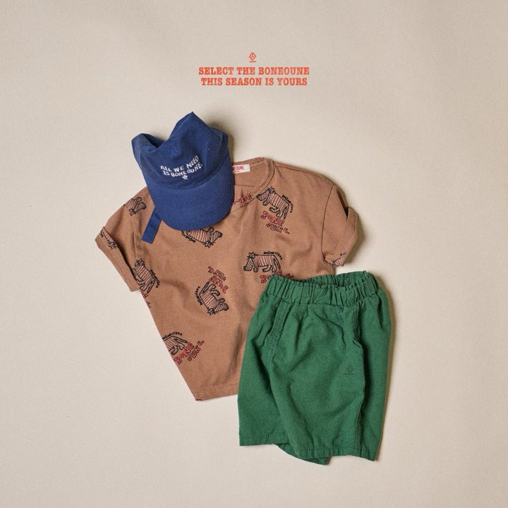 Boneoune - Korean Children Fashion - #fashionkids - Bonjoir Cheetah Short Sleeve Tee - 5