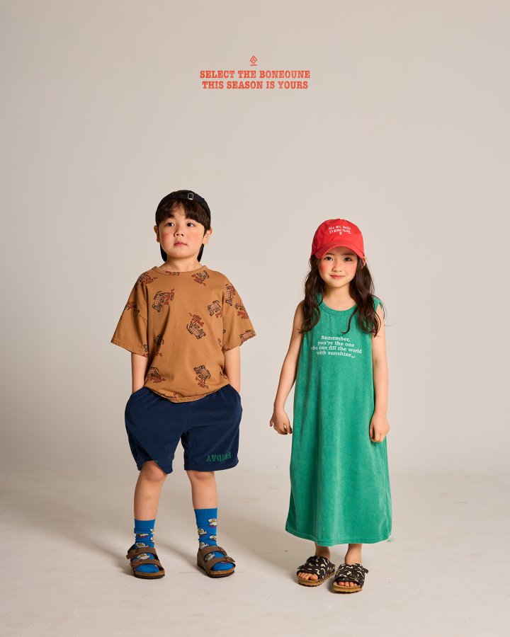 Boneoune - Korean Children Fashion - #fashionkids - Remember Terry One-piece - 10