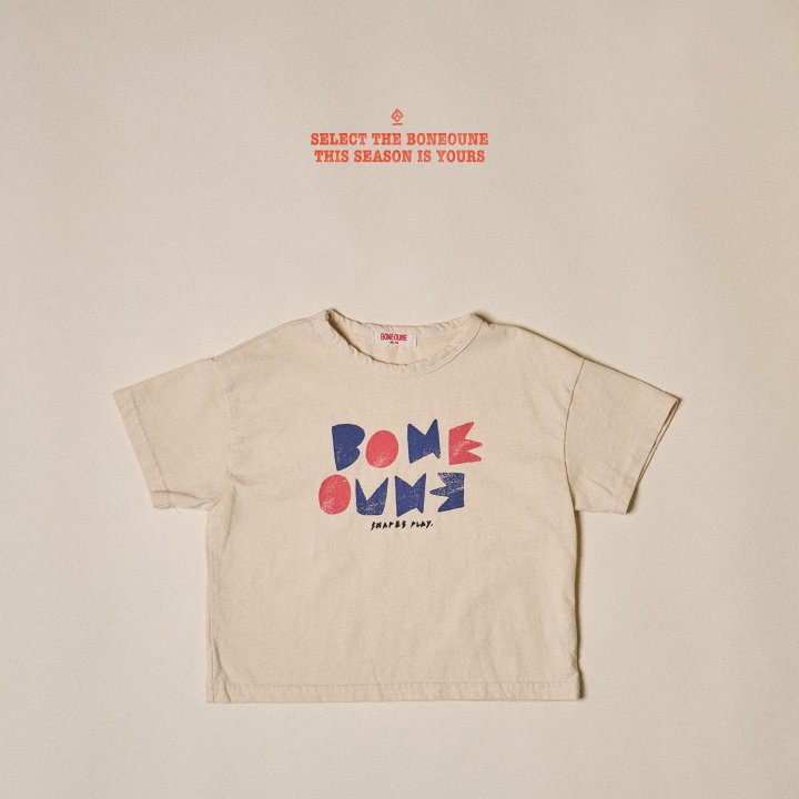 Boneoune - Korean Children Fashion - #discoveringself - Shape Short Sleeve Tee - 4