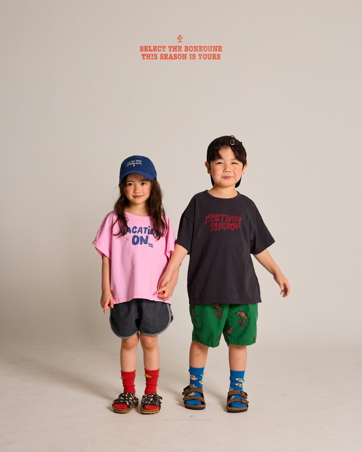 Boneoune - Korean Children Fashion - #fashionkids - Happy Denim Pants - 10