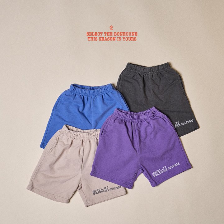 Boneoune - Korean Children Fashion - #fashionkids - Pigment Seoul Half Pants - 5