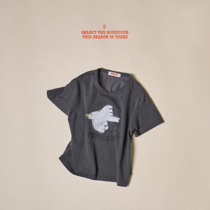 Boneoune - Korean Children Fashion - #discoveringself - Peace Bird Short Sleeve Tee - 4