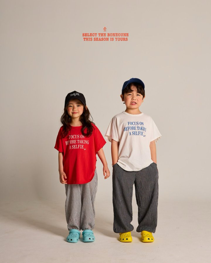 Boneoune - Korean Children Fashion - #kidsshorts - Road Check Pants - 10