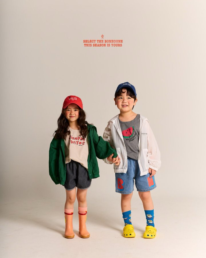 Boneoune - Korean Children Fashion - #kidsshorts - Watermelon Sleeveless Tee - 9