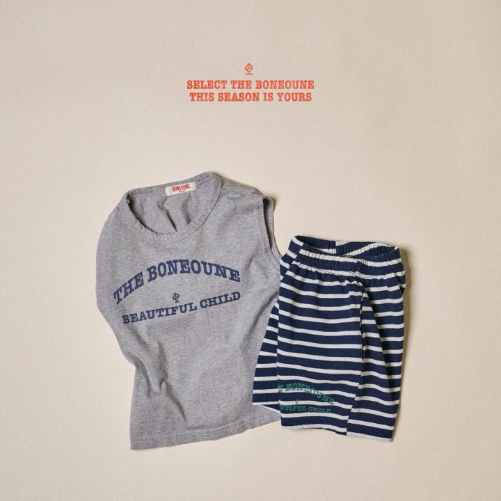 Boneoune - Korean Children Fashion - #kidsshorts - Child Bone Tee - 8
