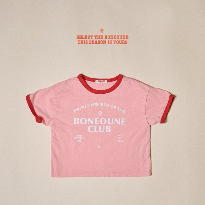 Boneoune - Korean Children Fashion - #kidsshorts - Member Combo Short Sleeve Tee - 3