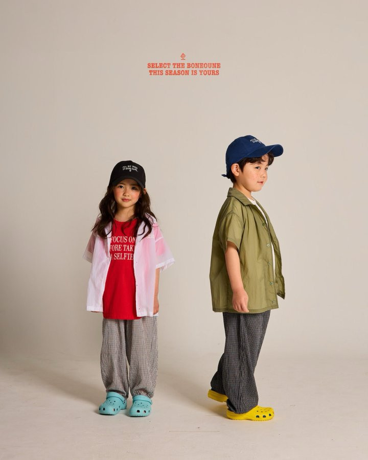 Boneoune - Korean Children Fashion - #kidsshorts - Focus Single Tee - 10