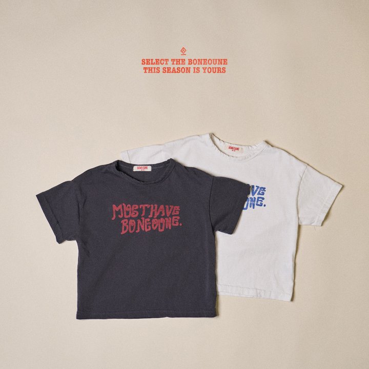 Boneoune - Korean Children Fashion - #kidsshorts - Must Have Short Sleeve Tee - 3