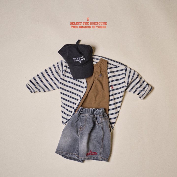 Boneoune - Korean Children Fashion - #kidsshorts - So Cool Sleeveless Tee - 7