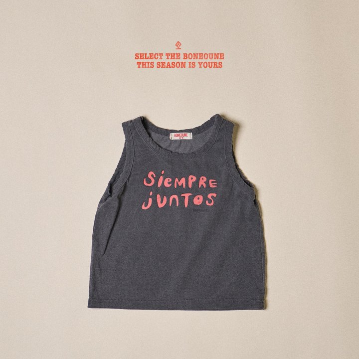 Boneoune - Korean Children Fashion - #kidsshorts - Siempre Sleeveless Tee - 3