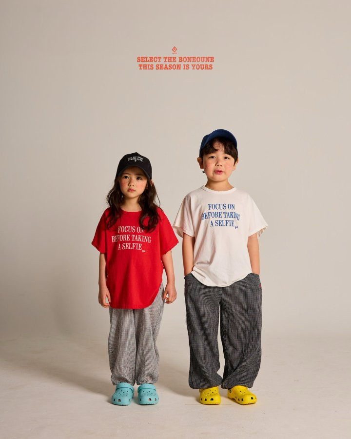 Boneoune - Korean Children Fashion - #kidsstore - Road Check Pants - 11