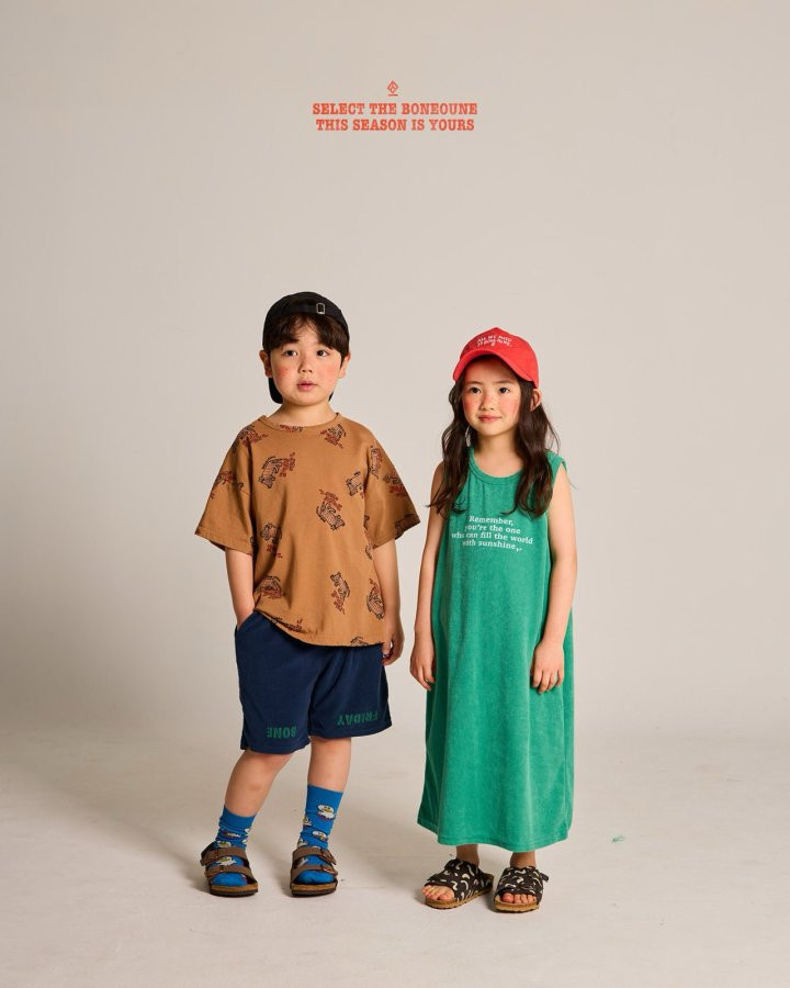 Boneoune - Korean Children Fashion - #kidsstore - Bonjoir Cheetah Short Sleeve Tee - 7