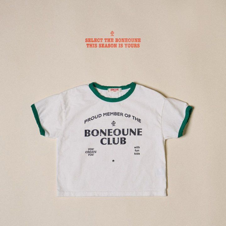 Boneoune - Korean Children Fashion - #kidsshorts - Member Combo Short Sleeve Tee - 4