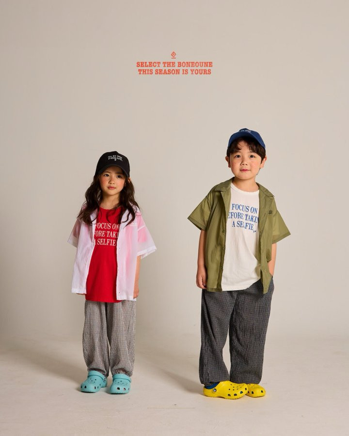 Boneoune - Korean Children Fashion - #kidsstore - Focus Single Tee - 11