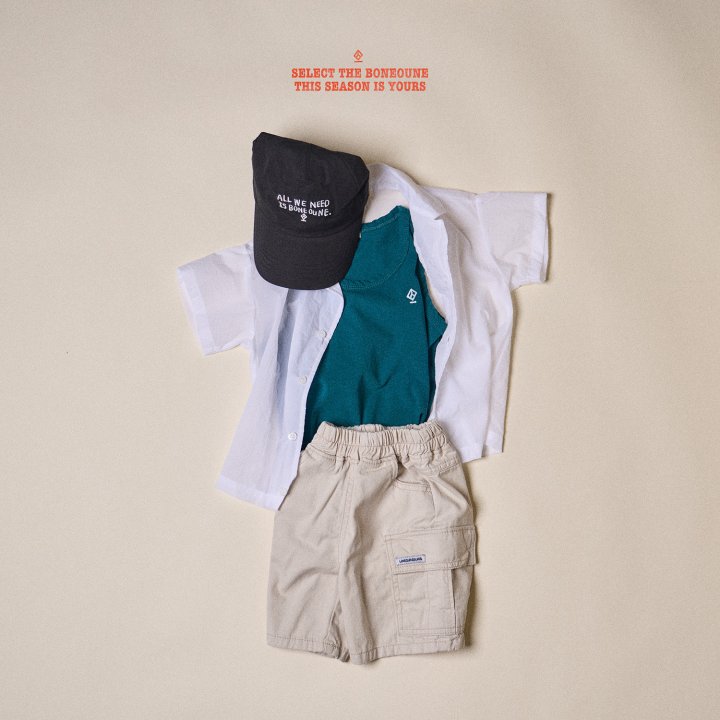 Boneoune - Korean Children Fashion - #kidsstore - Dudu Cotton Cargo Pants - 7