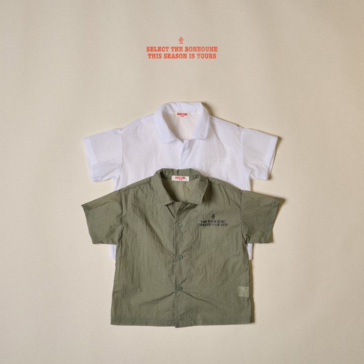 Boneoune - Korean Children Fashion - #kidsstore - Vibe Short Sleeve Shirt - 3