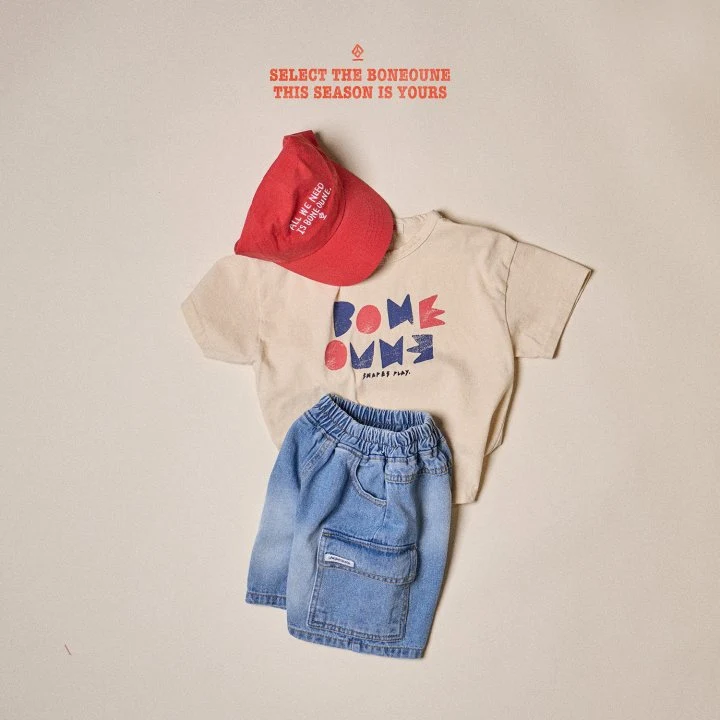 Boneoune - Korean Children Fashion - #kidsstore - Shape Short Sleeve Tee - 6