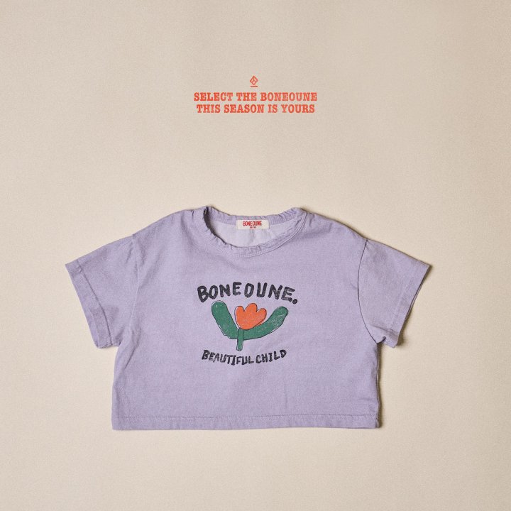 Boneoune - Korean Children Fashion - #kidsstore - Beautiful Crop Tee - 3