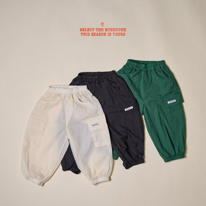 Boneoune - Korean Children Fashion - #kidzfashiontrend - Cool Cool Cargo Jogger Pants - 2