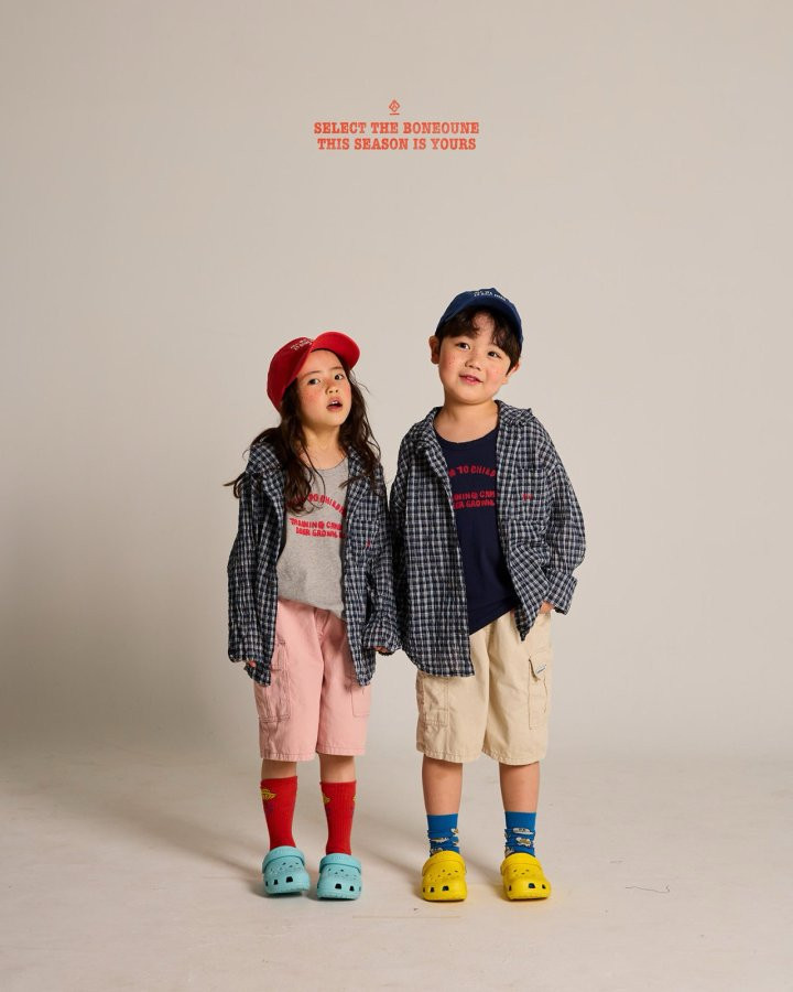 Boneoune - Korean Children Fashion - #kidzfashiontrend - Moment Check Shirt - 11