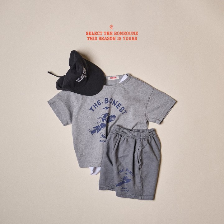 Boneoune - Korean Children Fashion - #kidzfashiontrend - Rocket Short Sleeve Tee - 6