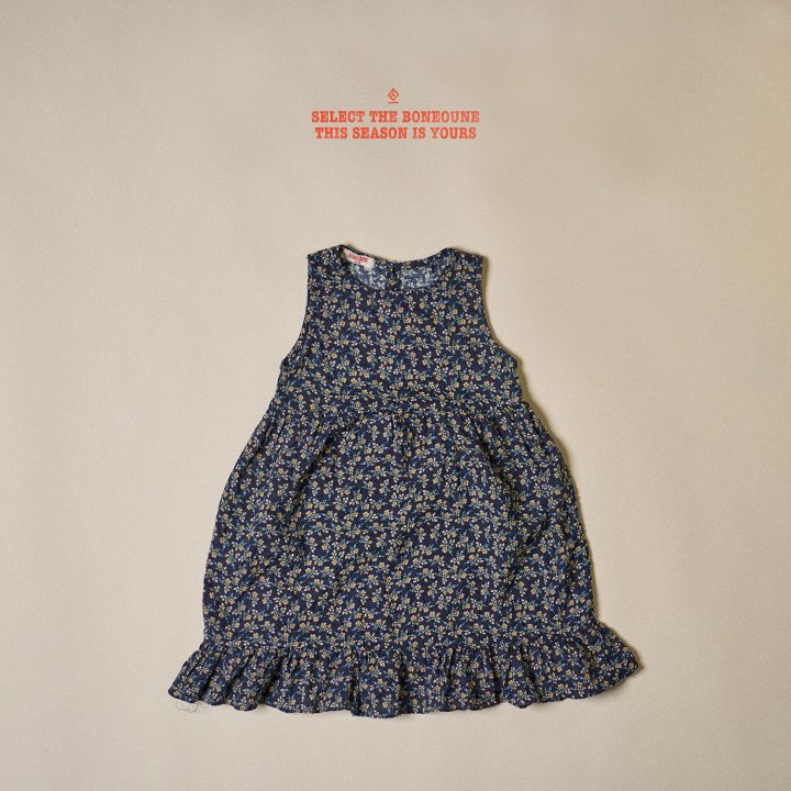 Boneoune - Korean Children Fashion - #kidzfashiontrend - Lovely Flower One-piece - 2