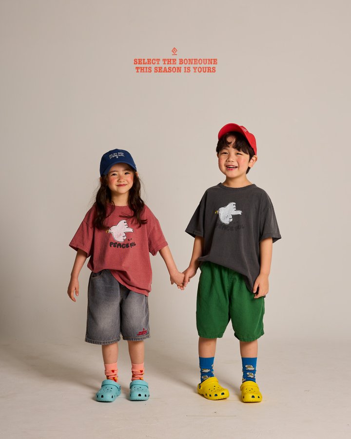 Boneoune - Korean Children Fashion - #kidzfashiontrend - Standard Denim Pants - 9