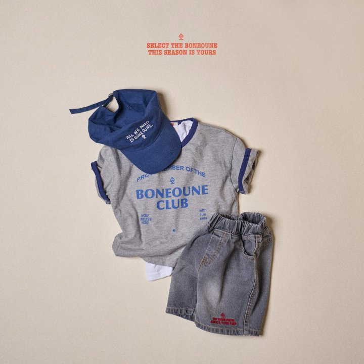 Boneoune - Korean Children Fashion - #littlefashionista - Member Combo Short Sleeve Tee - 7