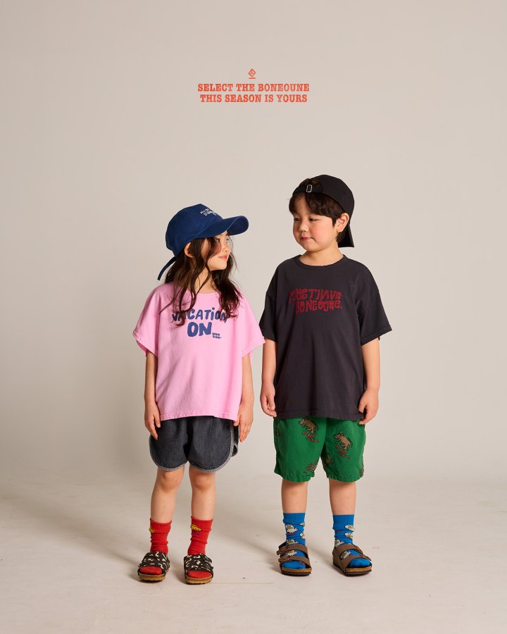 Boneoune - Korean Children Fashion - #littlefashionista - Must Have Short Sleeve Tee - 7