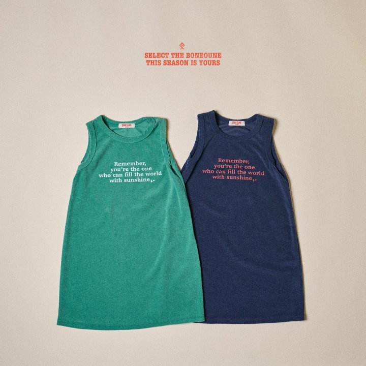 Boneoune - Korean Children Fashion - #littlefashionista - Remember Terry One-piece