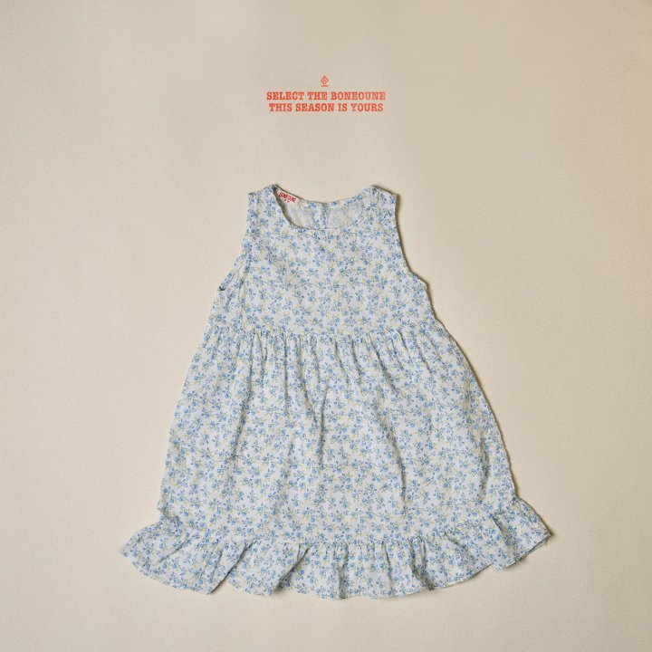 Boneoune - Korean Children Fashion - #Kfashion4kids - Lovely Flower One-piece - 4