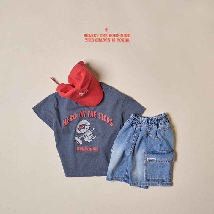 Boneoune - Korean Children Fashion - #littlefashionista - Hero Duck Short Sleeve Tee - 8
