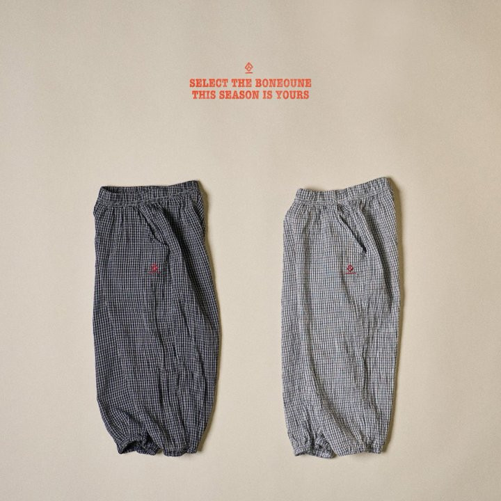 Boneoune - Korean Children Fashion - #magicofchildhood - Road Check Pants