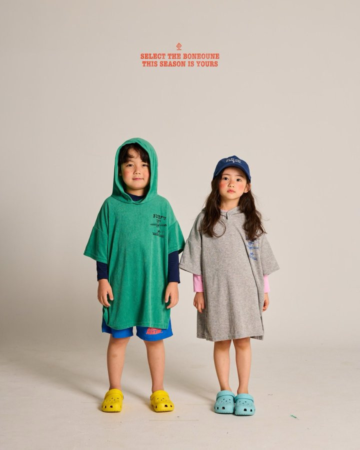 Boneoune - Korean Children Fashion - #magicofchildhood - Surfer Beach Hoodie - 6