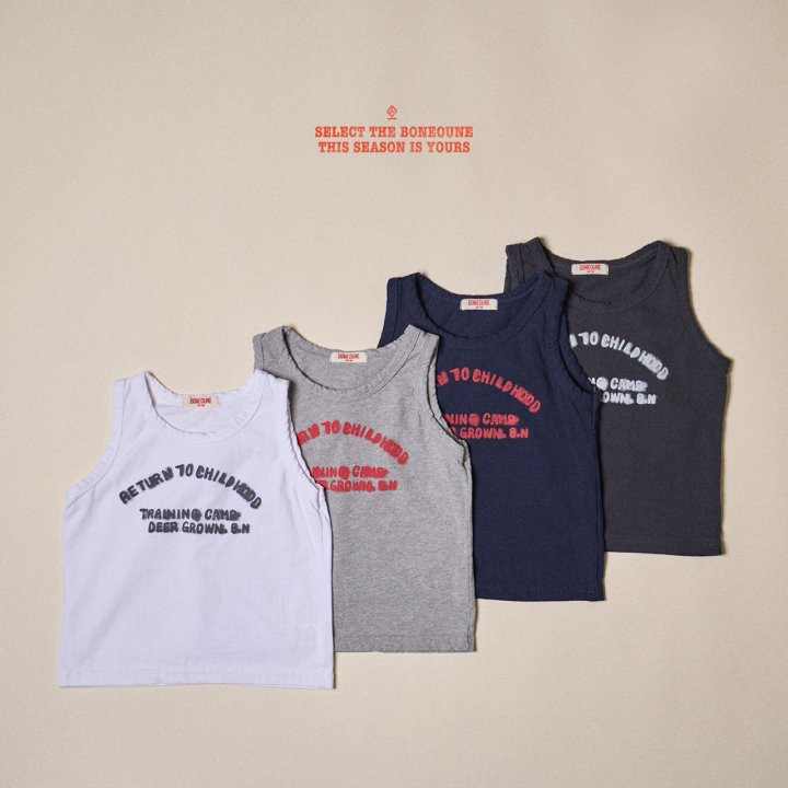 Boneoune - Korean Children Fashion - #magicofchildhood - Return Sleeveless Tee